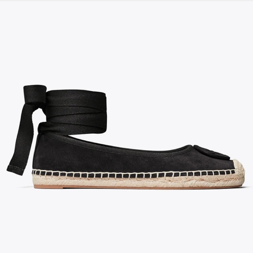 Tory Burch Mini Ballet Espadrille, Suede